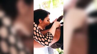 Valentina Nappi fa un bocchin oad un grosso cazzo nero