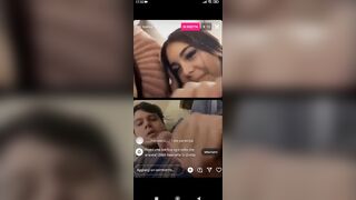 Grassone segaiolo insultato dalla influencer in diretta live