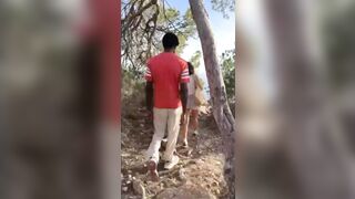 Moglie del cornuto chiavata on plain air dal negro