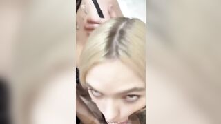 Le tre calippare condividono un bel cazzo storto ma duro