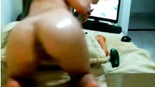 Video porno solista fisting anale in webcam