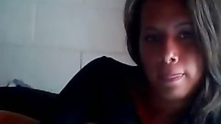 Magnifica trans abbronzata in cam