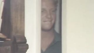 Bionda fantastica scopa un bel ragazzo di sera