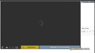 Ragazza in forma si scatena in cam