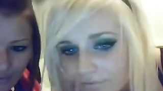 Due volgari studentesse in webcam privata
