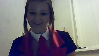 Due volgari studentesse in webcam privata