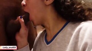 Un grosso pisello nero per la mogliettina insaziabile