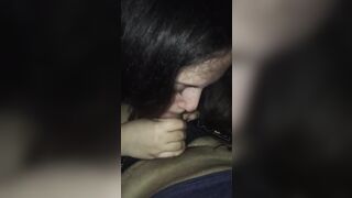 Brunetta italiana brava bocchinara