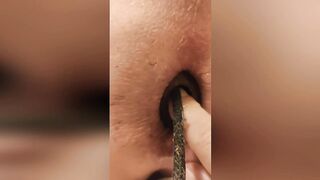 Vibratore completamente dentro