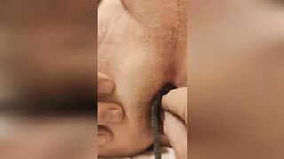 Vibratore completamente dentro