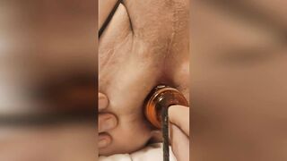 Vibratore completamente dentro