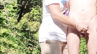 Sega estiva abbastanza breve con abbastanza gettata di sborra