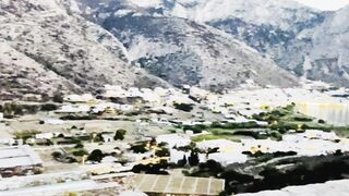 Stepmom fucks herself outdoors and sucks her son's cock