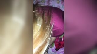 Biondina di Milano bravissima succhiatrice di minchia