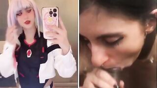 Italiana porcella spompina cazzo nero eneorme