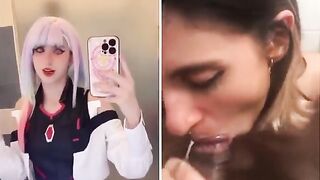 Italiana porcella spompina cazzo nero eneorme