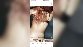 Pompinara rossa lo succhia in diretta