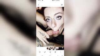 Pompinara rossa lo succhia in diretta