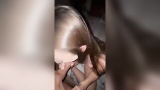 Magnifica fidaznata che ingoia tutta la sborra