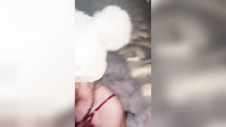 Pompino sulla neve a Gressoney Valle D'Aosta Italia