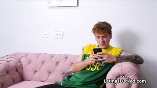 Eating beautiful Latina ass and fucking her juicy pussy