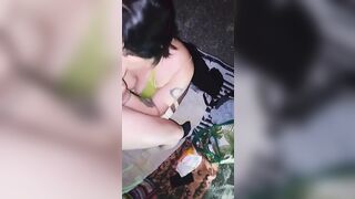 Ieri sera sulla spiaggia la mia siciliana mi ha spompinato