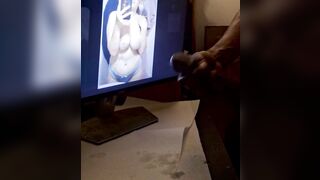 Faccio sborrare un nero su una mia foto