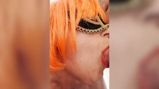 Pamela in uno dei suoi pompini