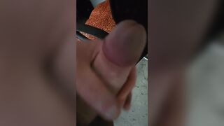 Teasing my cock with a slow jerking session