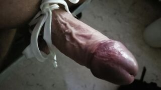 Big cock tied very tightly