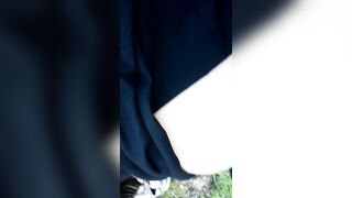 Voglia improvvisa nel parco cittadino