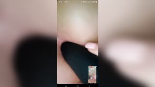 la mia amica russa con il dildo in fica