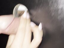 la mia piccola sborrata sul viso al gloryhole