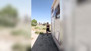 Al ritorno dalla gita in mountan bike trona a trombare a casa