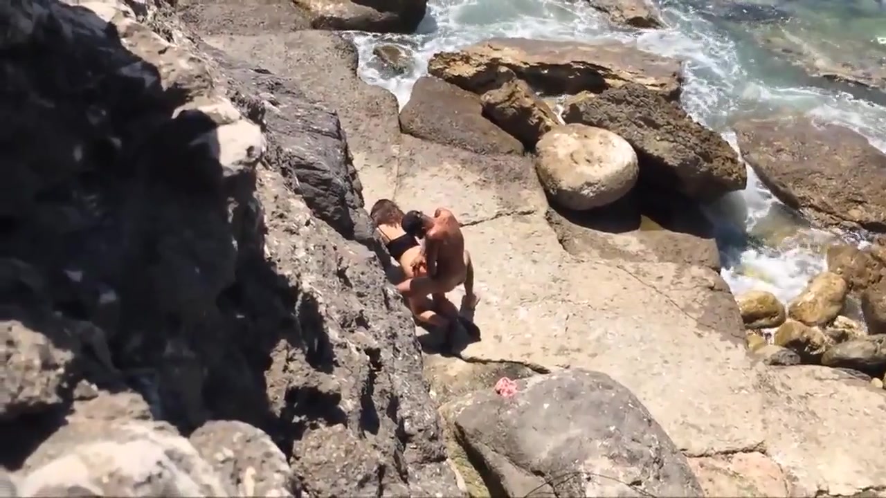 sesso sul guardone della spiaggia